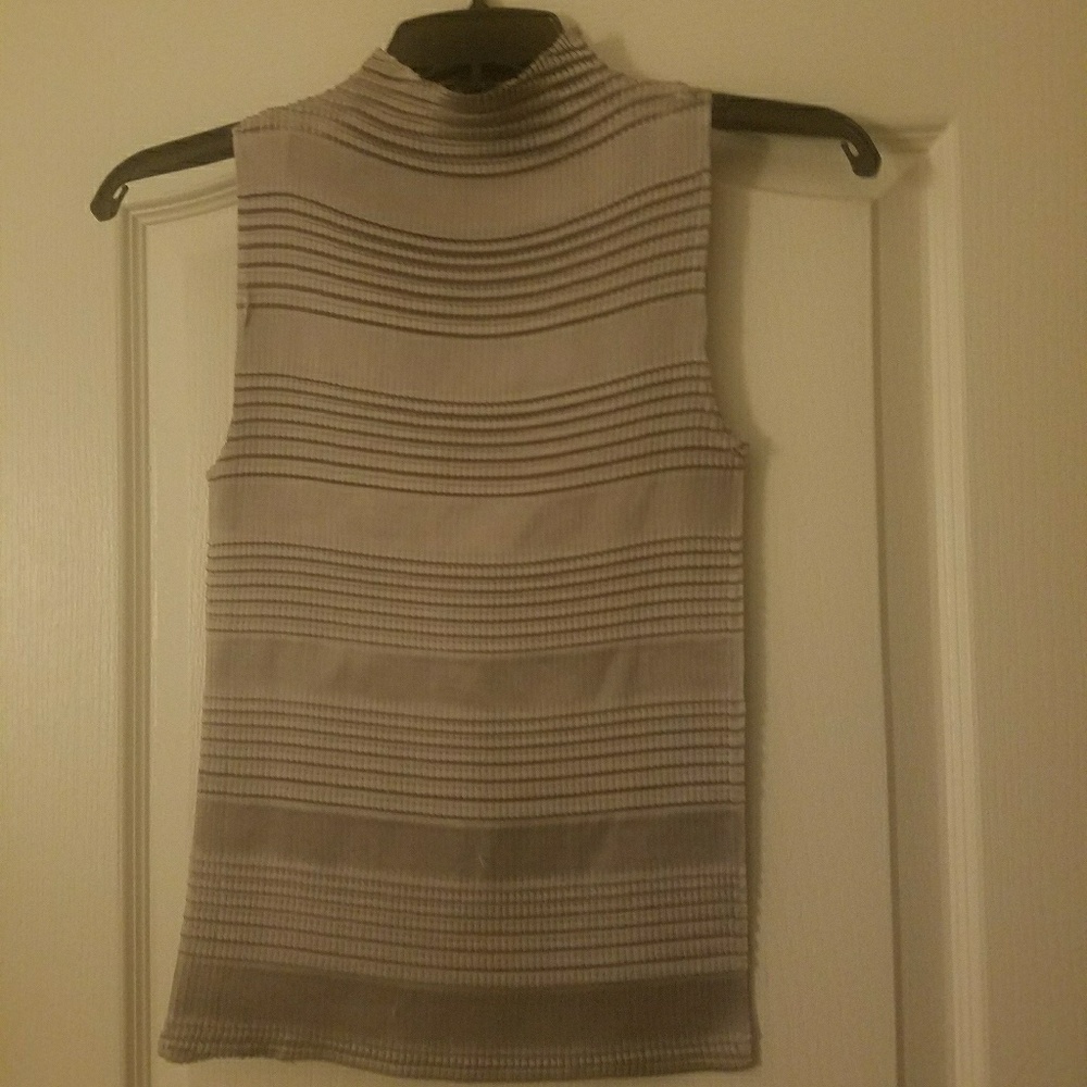 Silver grey top